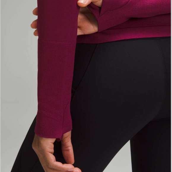 ✨ Lululemon Swiftly Tech Long-Sleeve Shirt 2.0 *Waist Length Deep Luxe size 10 - Picture 4 of 13